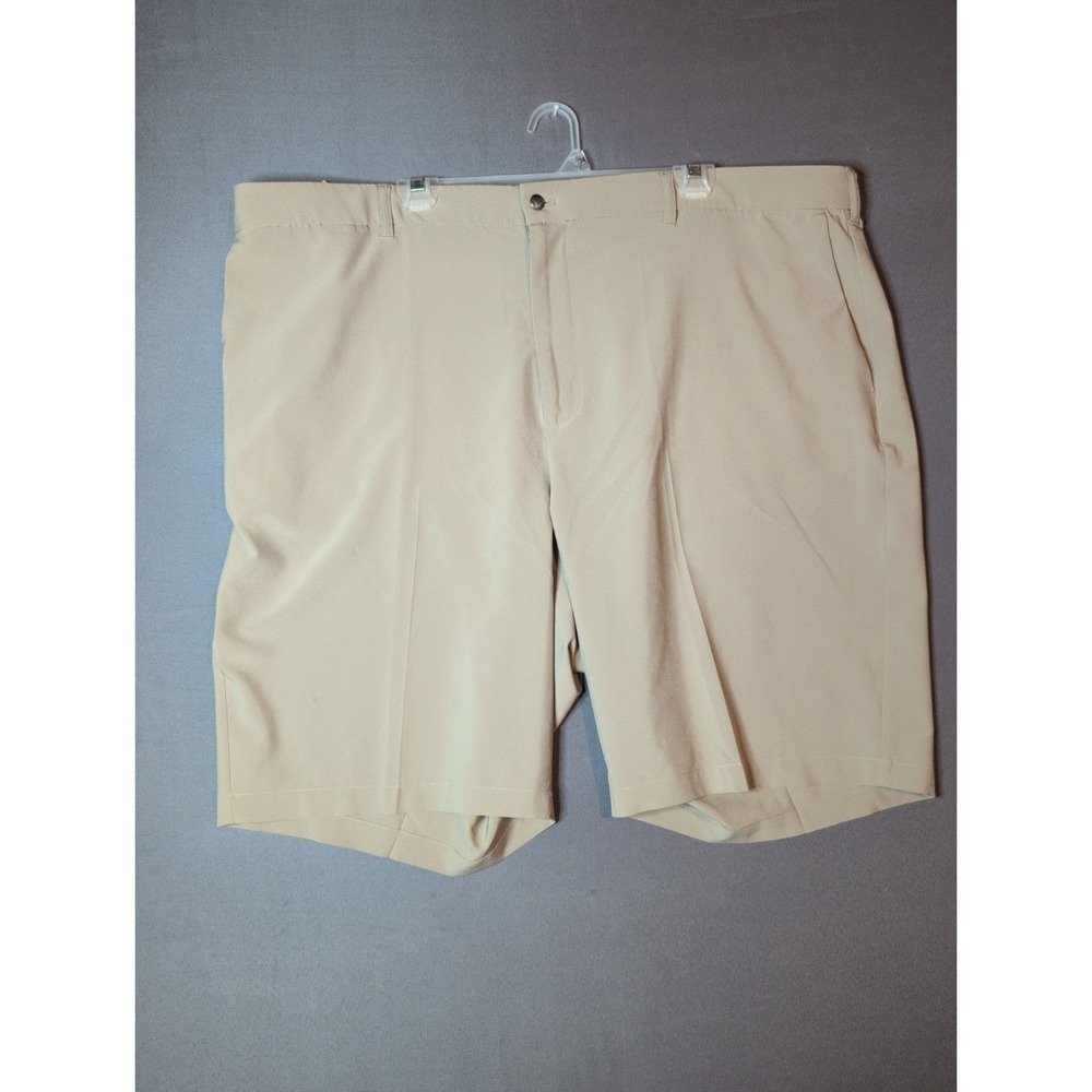 Callaway Golf Shorts Mens 46 Tan Stretch Flat Front Athletic Performance 10in